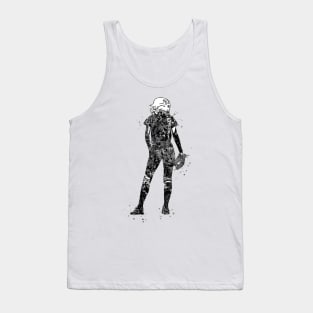 Girl Softball Player Tank Top